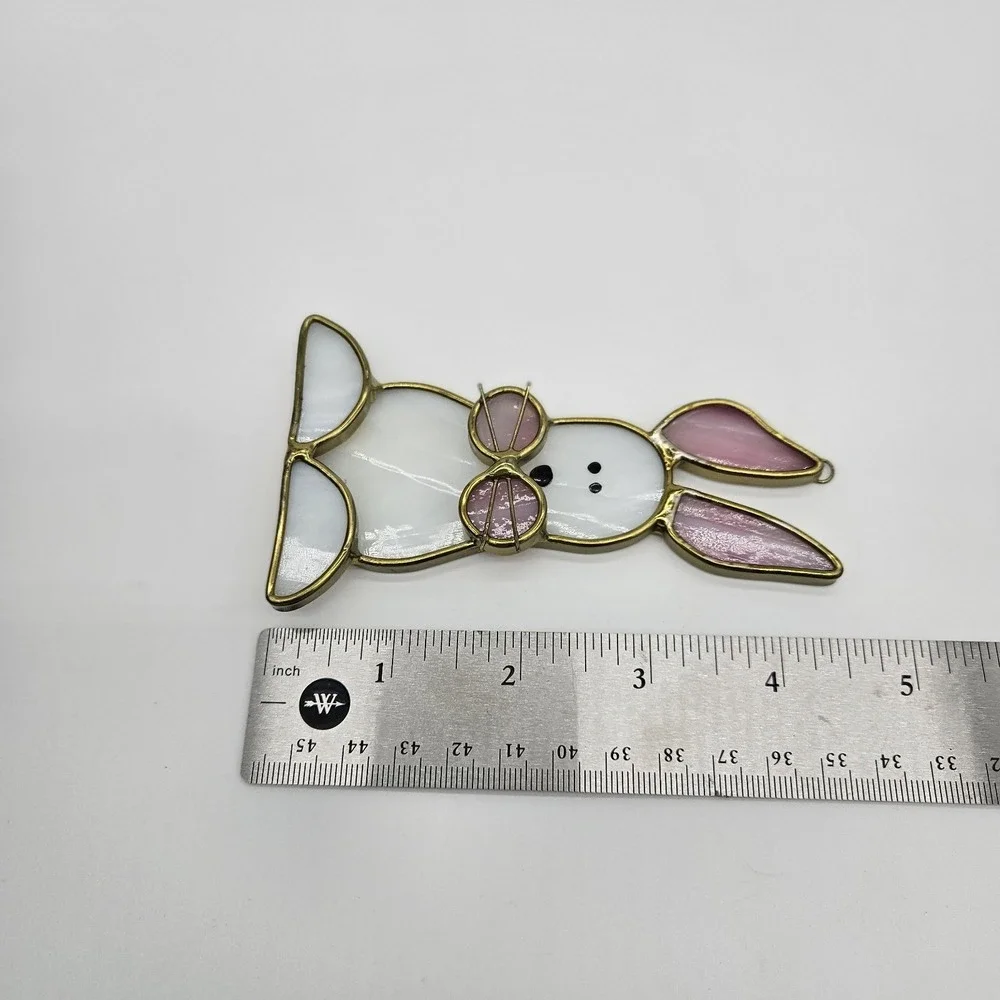 Vintage Rabbit / Bunny Suncatcher Cottagecore Adorable